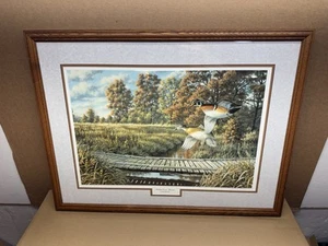 Vintage Frank Mittelstadt Signed 9/60 AP Millette Creek - Woodies - Framed - Picture 1 of 12
