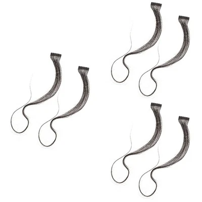  3 Count Haare Zubehör Echthaarteil Clip in Haarverlängerungen Nahtlos - Bild 1 von 4