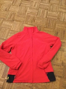 Lole Damen Größe Medium rot Reißverschluss vorne Langarm mittelschwere Jacke - Bild 1 von 9
