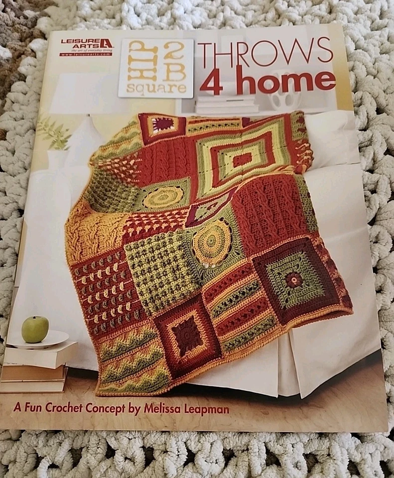 Throws 4 Home by Melissa Leapman,  Leisure Arts,  $9.95, UPC:028906052817 - Image 1 of 3