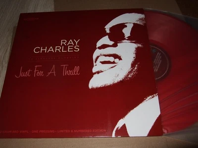 RAY CHARLES : JUST FOR A THRILL NUMBERED 180GRAM RED VINYL LP 2016 RAT PACK EU - Bild 1 von 2