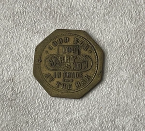 Harry Snow 10 Cents Trade Token - Chas Pick Co Chicago KH L2 - Picture 1 of 2