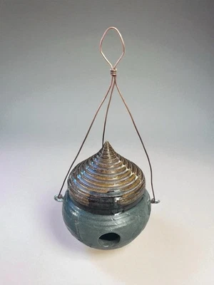 Colgador de cobre Johnathan Hartman cerámica Hartman pajarera estampada de colección Foto 1 de 4