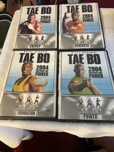 4 DVDs Billy Blanks - TAE BO 2004 Capture The Power : Strength Foundation Energy - Picture 1 of 2