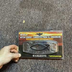 NEW TRIPLE CHROME PLATED HITCH COVER FISHERMAN CHRISTIAN FISH by BULLY TRUCK CAP - Picture 1 of 7