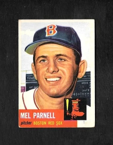 1953 TOPPS #19 MEL PARNELL - VG/EX/EX, LOOKS WAY NICER - 3.99 MAX SHIP COST - Picture 1 of 1