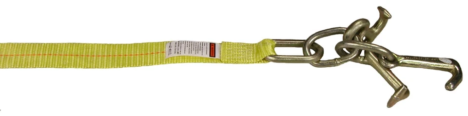 LIFT-ALL® NEW! Wrecker Straps 2" X 8 FT W/CLUSTER HOOK 5K ADJUSTABLE END STRAP TIEDOWN