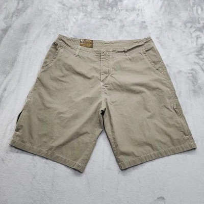 Shorts Kuhl Masculino 40 Green Crag Series Caminhadas Ao Ar Livre Ativo Zíper Bolsos de Carga - Imagem 1 de 4