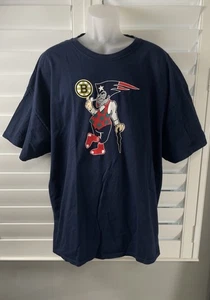 Boston Sports Teams T-Shirt Oberteil DUNKELBLAU Bruins Red Sox Patriots Größe 3XL - Bild 1 von 12