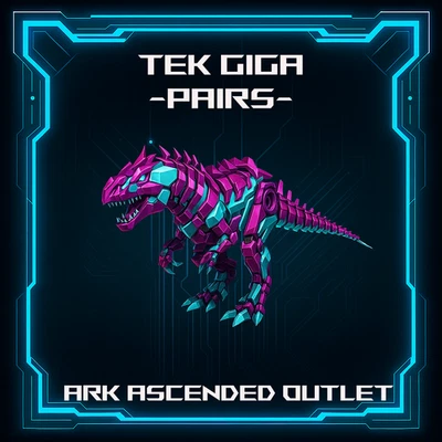 Tek Giga (Pairs)-Ark Survival Ascended-ASA-PVE-Dino-Colors-Official-PS5/PC/XBOX - Image 1 of 3