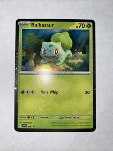 2023 Pokemon Svp EN-SV Black Star Promo 046 Bulbasaur 151 Poster Collection TCG - Picture 1 of 2