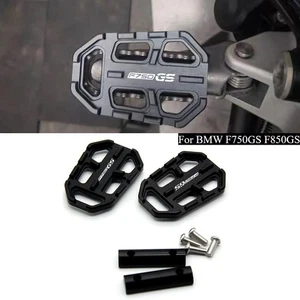 Motorcycle For BMW F750GS F850GS CNC Billet Wide Foot Pegs Pedals Rest Footpegs - Bild 1 von 15
