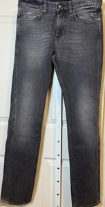 Hugo Boss Men’s Black Denim Stretch Flat Front  Jeans 32x34 - Picture 1 of 9