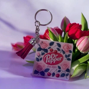 Dr Pepper Handmade Keychain - Picture 1 of 2