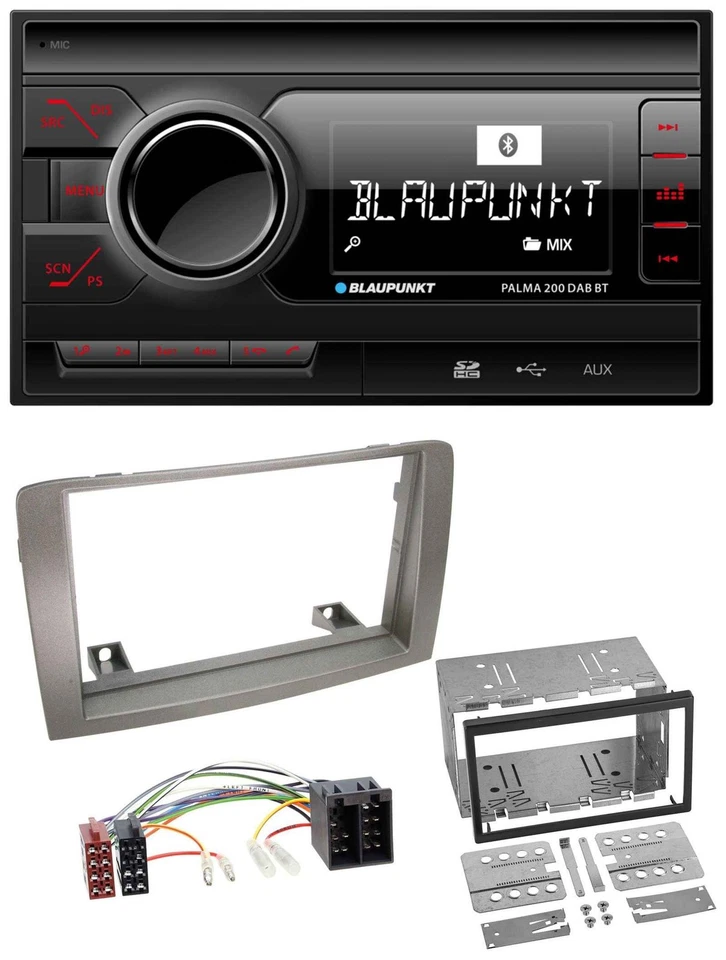 Blaupunkt MP3 Bluetooth DAB 2DIN SD USB Autoradio für Lancia Musa (2004-2012) - Bild 1 von 4