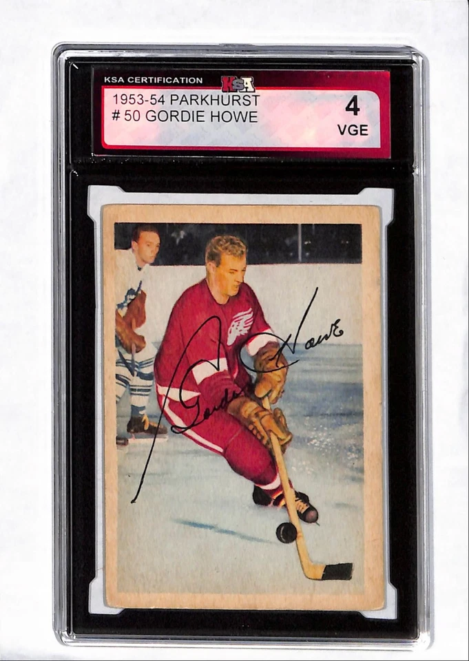 1953-54 Parkhurst Gordie Howe KSA 4 (DP) #50 Foto 1 de 2