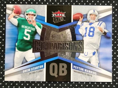 Fleer Ultra 2007 - Peyton Manning, Drew Stanton - Ultra comparaciones - #UC-SM Foto 1 de 2