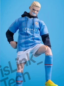 GOON 1/6 Manchester City Haaland Ball Star Male Soldier Full Set 12ln Figure - Picture 1 of 9