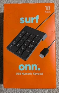 ONN USB Numeric Keypad 18 Key 5 Foot Cord Plug & Play PC & Mac Compatible 25 - Picture 1 of 7