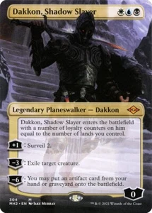MTG Magic the Gathering Dakkon, Shadow Slayer (304/765) Modern Horizons 2 LP - Picture 1 of 1