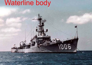 3d printing 1/700 America Dealey Class Corvette Unpainted model kit - Picture 1 of 2