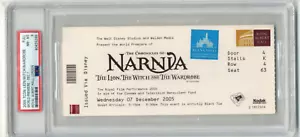 Chronicles of Narnia Lion/Witch/Wardrobe World Premiere Ticket 12/7 London PSA 8 - Picture 1 of 6