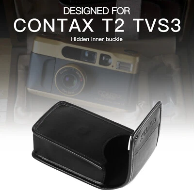 Funda protectora de cuero para cámara Contax T2 T3 TVS1 TVS2 TVS3 Foto 1 de 4