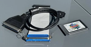 Adaptec SlimSCSI APA-1460A + PC-Card-to-SCSI Kabel + SCSI-to-Pfostenst. Kabel - Bild 1 von 3