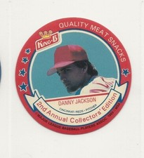 1989 King B Baseball Disc - #23 - Danny Jackson - Cincinnati Reds