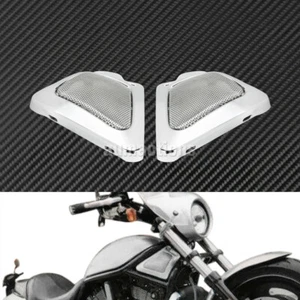 Chrome Frame Neck Side Cover Guard Fit For Harley V-Rod VRSCD VRSCDX VRSCA VRSCB - Picture 1 of 12