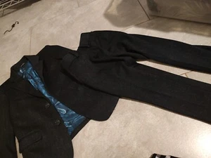 T.O. Collection Boys Suit Navy 2 Piece Size 5 - Picture 1 of 7