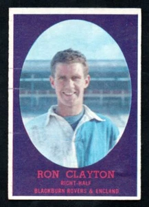 A & BC bubble gum Football BAZOOKA series BLACKBURN ROVERS Ron Clayton # 4 - Picture 1 of 2