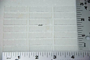 21 CLEAR 1/4" x 1 1/4" BULLSEYE THIN GLASS TOPS 90 COE COMPATIBLE FOR FUSION - Picture 1 of 1
