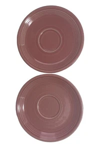 Fiestaware Pfingstrose Homer Laughlin China Co Kaffee Tee Untertassen 2er Set - Bild 1 von 8