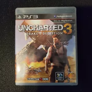 PS3 PlayStation 3 Uncharted 3 Drake's Deception Completo en Caja con Manual en Caja - Imagen 1 de 3