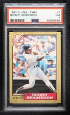1987 O-Pee-Chee Rickey Henderson #7 PSA 7 HOF