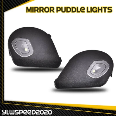 2X Mirror Puddle Light Fit For 2010-19 Dodge Ram 1500 2500 3500 4500 5500 Pickup - Image 1 of 4