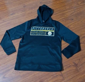 Majestic Therma Base Herren Medium schwarz Pittsburgh Steelers Hoodie TOP!! - Bild 1 von 3