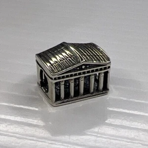 NEU HALIA 925 Sterlingsilber Perle Charm Lincoln Monument römische griechische Säulen - Bild 1 von 7