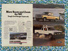 Vintage 1985 Print Ad Features 1986 New Ford Ranger Supercab Pickup Truck