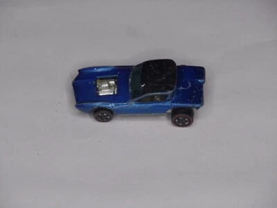 Hot Wheels Redlines Python Blue with Gray Interior 1967 Made in Hong Kong - Image 1 of 4