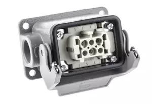 HARTING Connector Set, 6 Way, 16A, Female, Han E, 500 V 19300061290 - Picture 1 of 3
