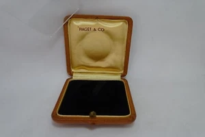 Caja de reloj de bolsillo Piaget, cuero, vintage década de 1950 - Imagen 1 de 6