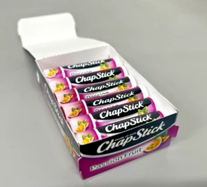 12 Pack Chapstick Passion Fruit .15 oz Lip Balm Fresh Sealed FREE SHIPPING - Picture 1 of 1
