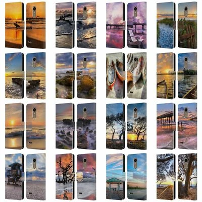 OFFICIAL CELEBRATE LIFE GALLERY BEACHES LEATHER BOOK CASE FOR LG PHONES 1 - Image 1 of 4