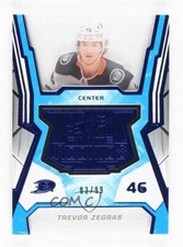 2021-22 SPx Finite Rookies Platinum 3/99 Trevor Zegras #F-1 Rookie RC