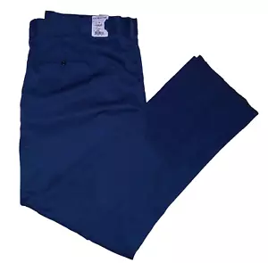 NWT Flying Cross Fechheimer French Blue Uniform Pants 42 Unhemmed Poly Garbadine - Picture 1 of 9