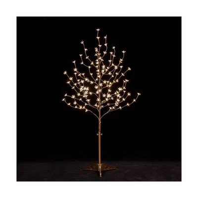 4ft Lighted Cherry Blossom Tree with 144 Warm White LED Lights for Holiday De... - Image 1 of 4
