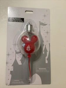 Disney Parks Mickey Globo Clip Bolso Dije Iluminado Llavero RARO ENCONTRAR NUEVO SIN CAJA - Imagen 1 de 5