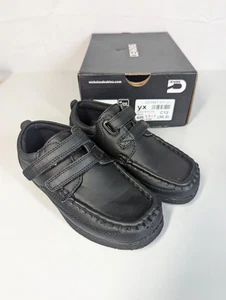 Scarpe Nicholas Deakins Cadice nere bambini UK 12 stile casual scuola MYS7 - Foto 1 di 8